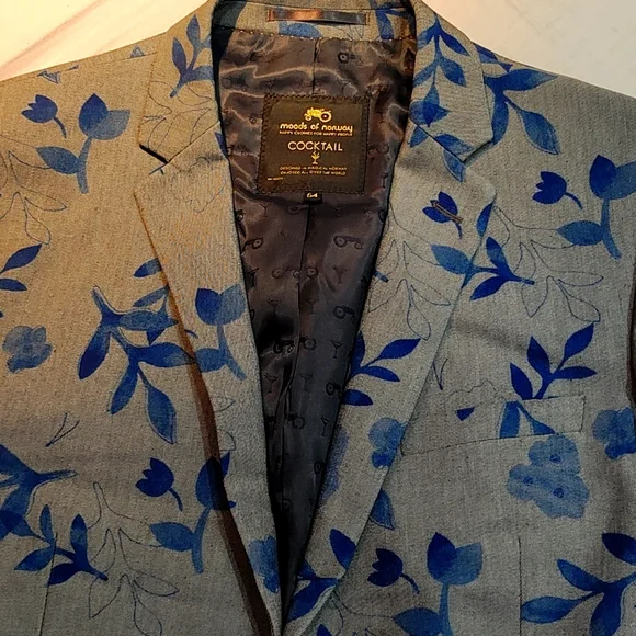 Moods of Norway Suits Blazers Moods Of Norway Gray Floral